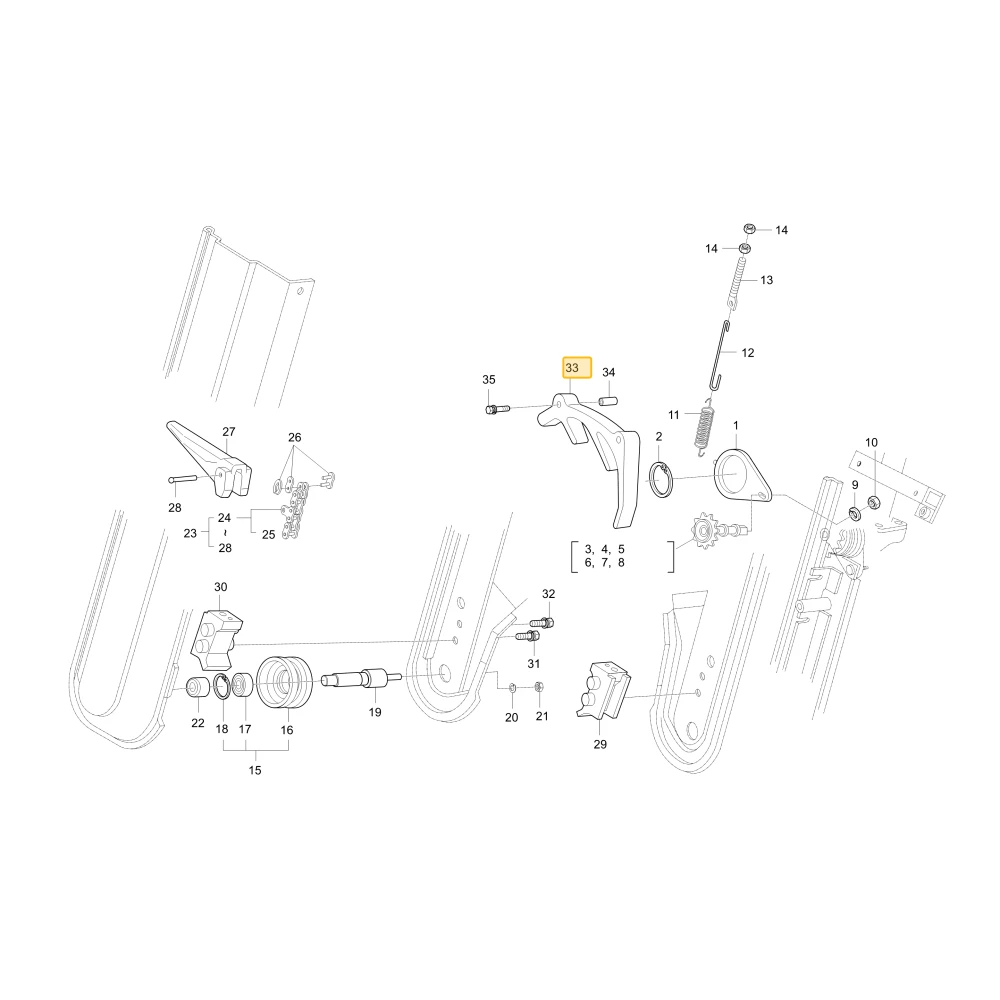 Poduszka gumowa KIOTI C7220-54231