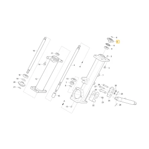 Koło zębate stożkowe 21X25 KIOTI C7320-45341