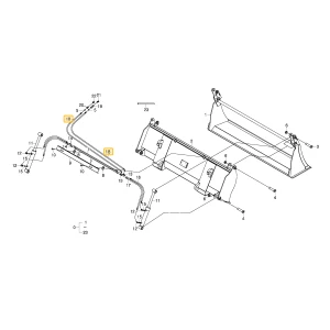 Wąż hydrauliczny KIOTI 80610-07004-0A