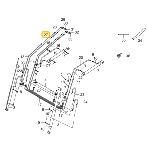 Wąż hydrauliczny KIOTI 80620-03039
