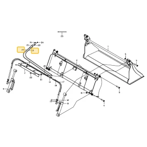 Wąż hydrauliczny KIOTI 80620-07011