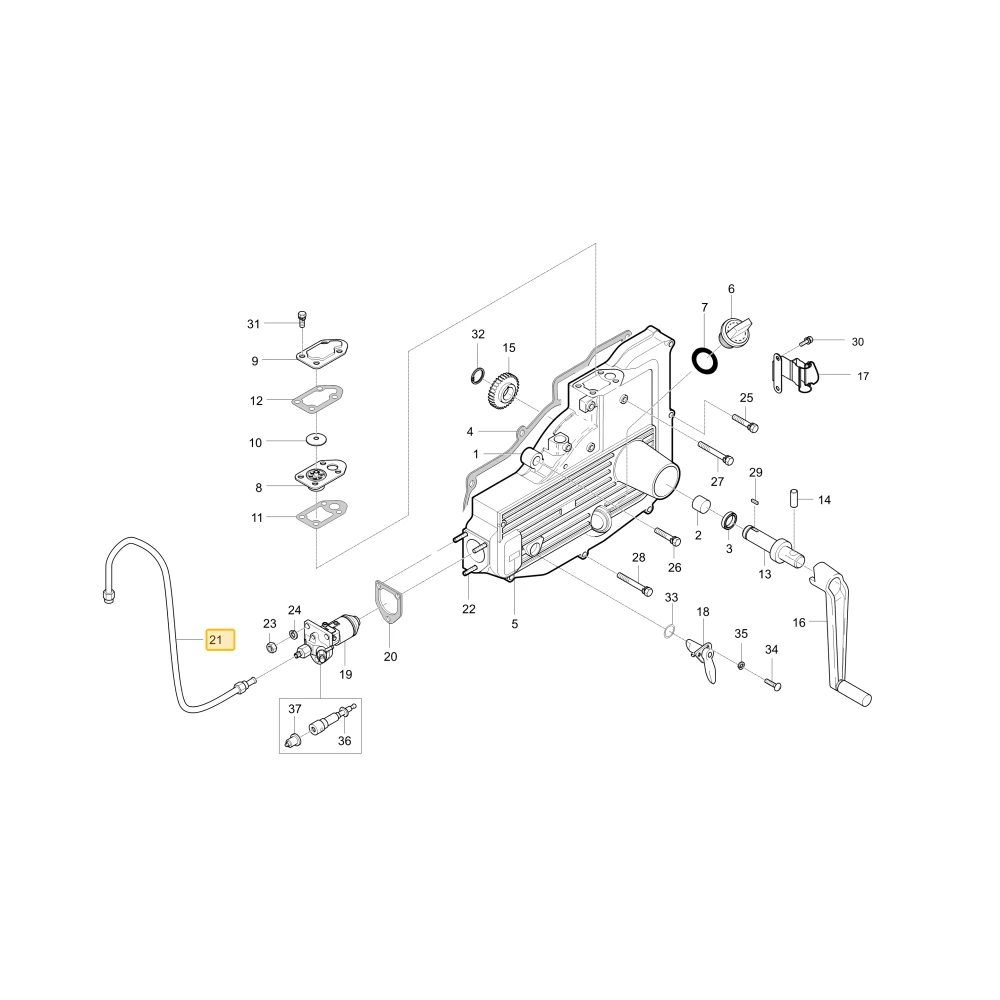 Rurka hydrauliczna KIOTI 85DI-1093