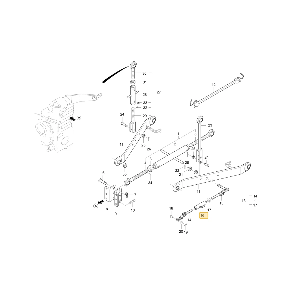 TURNBUCKLE KIOTI 99571-2284-1