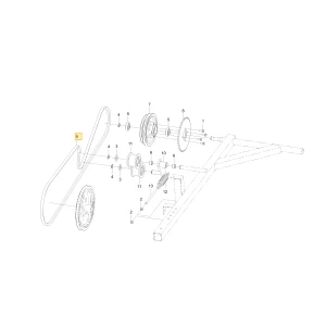 Pasek bębna napędowego 107 KIOTI C1121-21341
