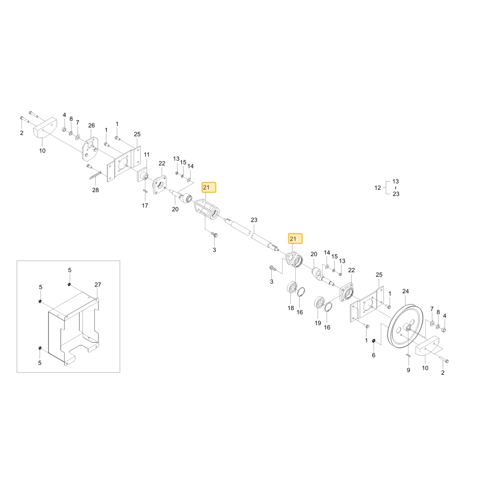 Ramię Shaking KIOTI C1131-26113
