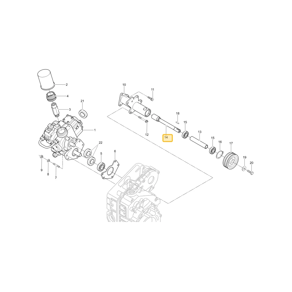 Wał napędowy HST KIOTI C7110-15371