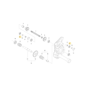 Koło zębate 14 KIOTI C7110-15691