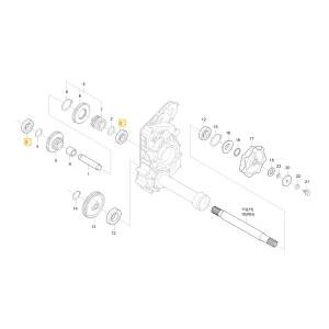 Łożysko rolki KIOTI C7110-22061