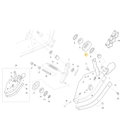 Rolka łańcucha korzenia zbioru KIOTI C7320-71141
