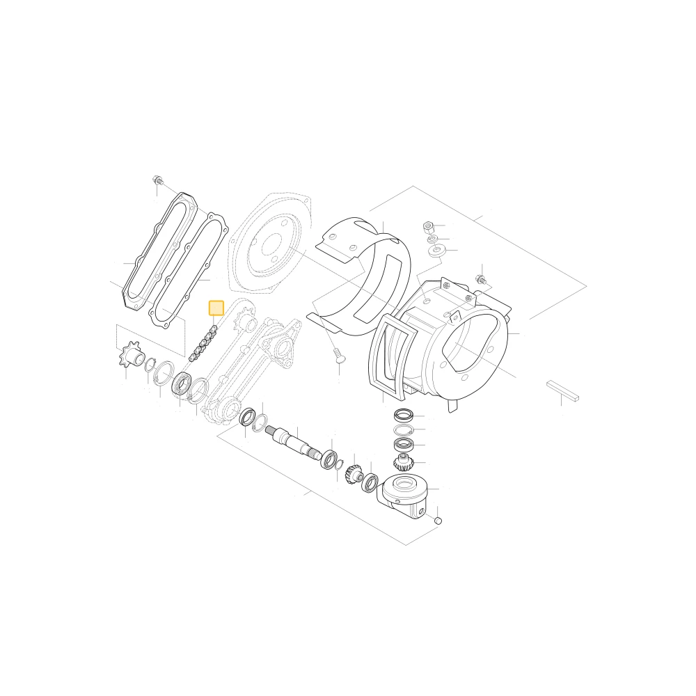 Łańcuch wkrętu napędowego 2ND KIOTI C7633-31521