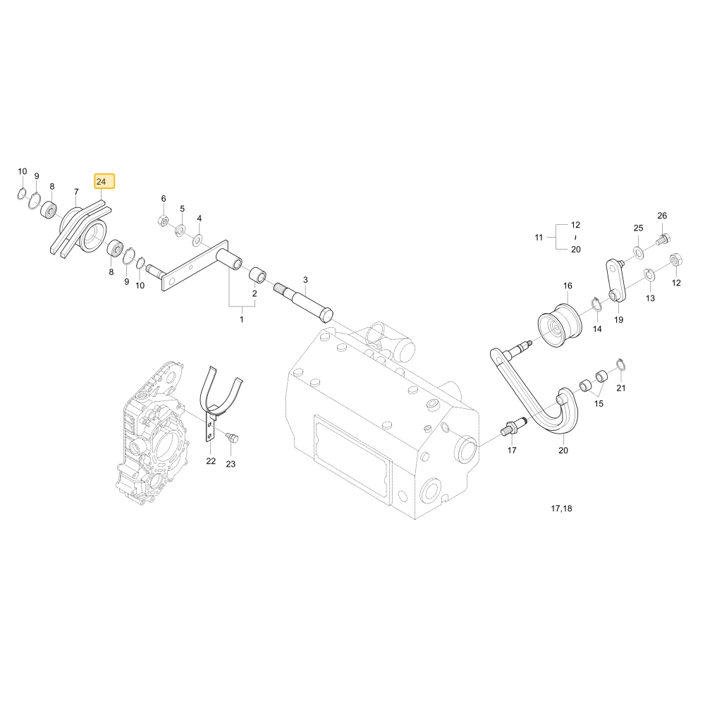 Pasek młócący HP Z SC38.5 KIOTI C7714-11921