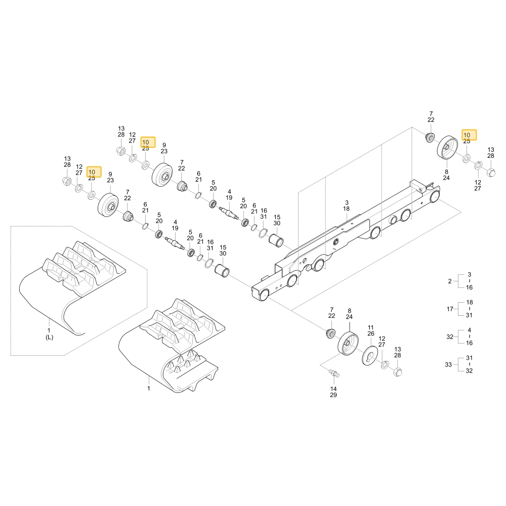 Podkładka gładka KIOTI C7810-24242