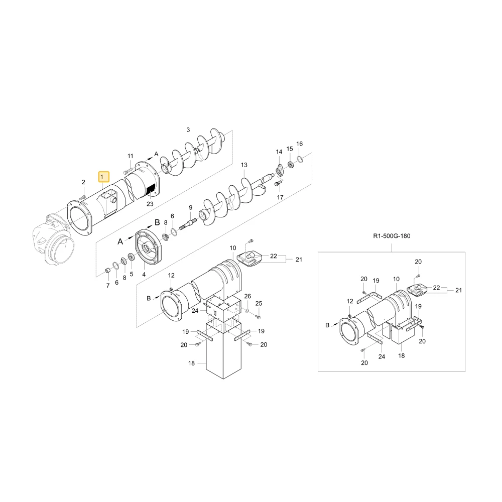 Korpus odciążnika 2 KIOTI C7870-31516