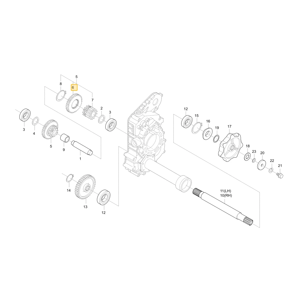 Koło zębate 43 KIOTI C7910-06251