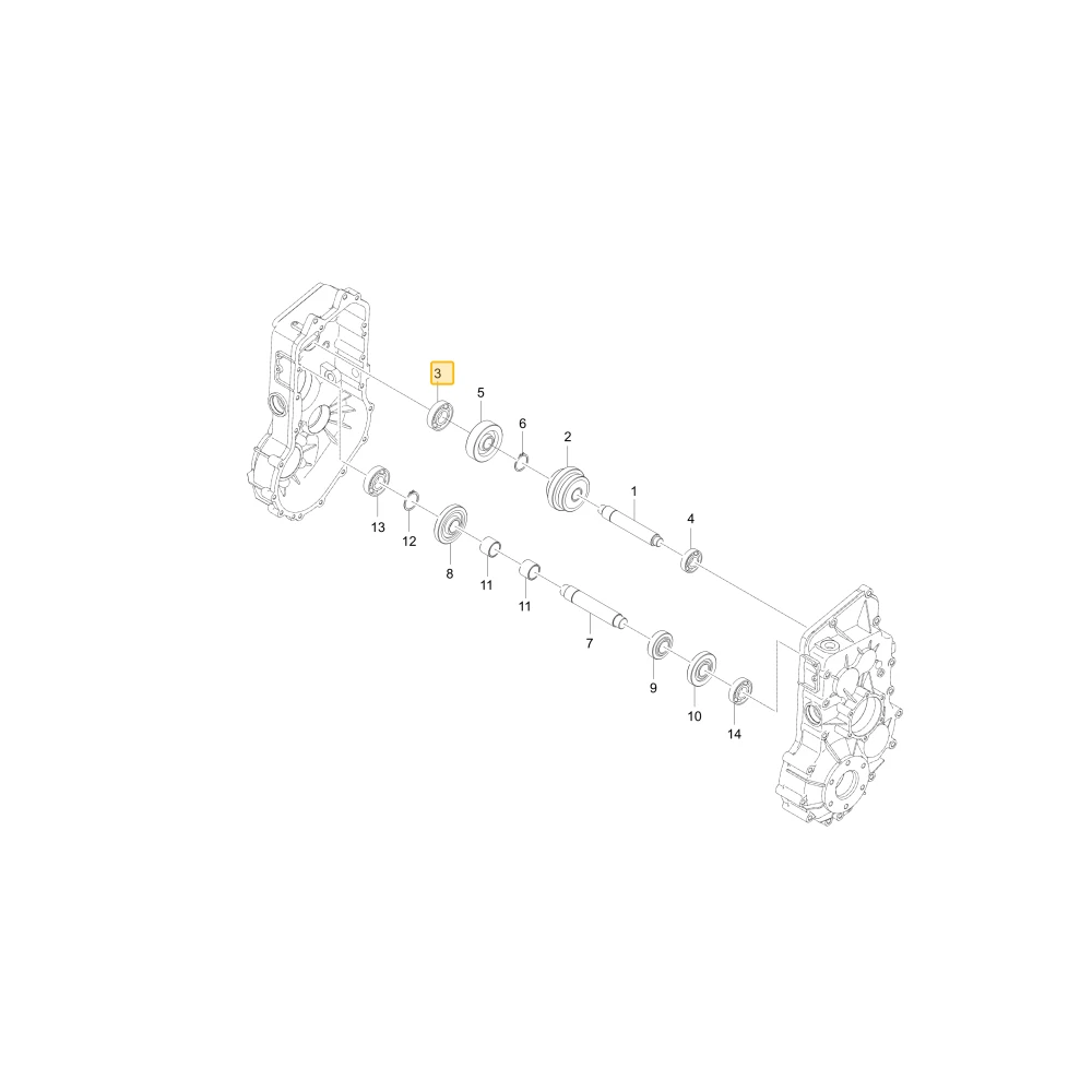 Łożysko rolki KIOTI C7910-15551
