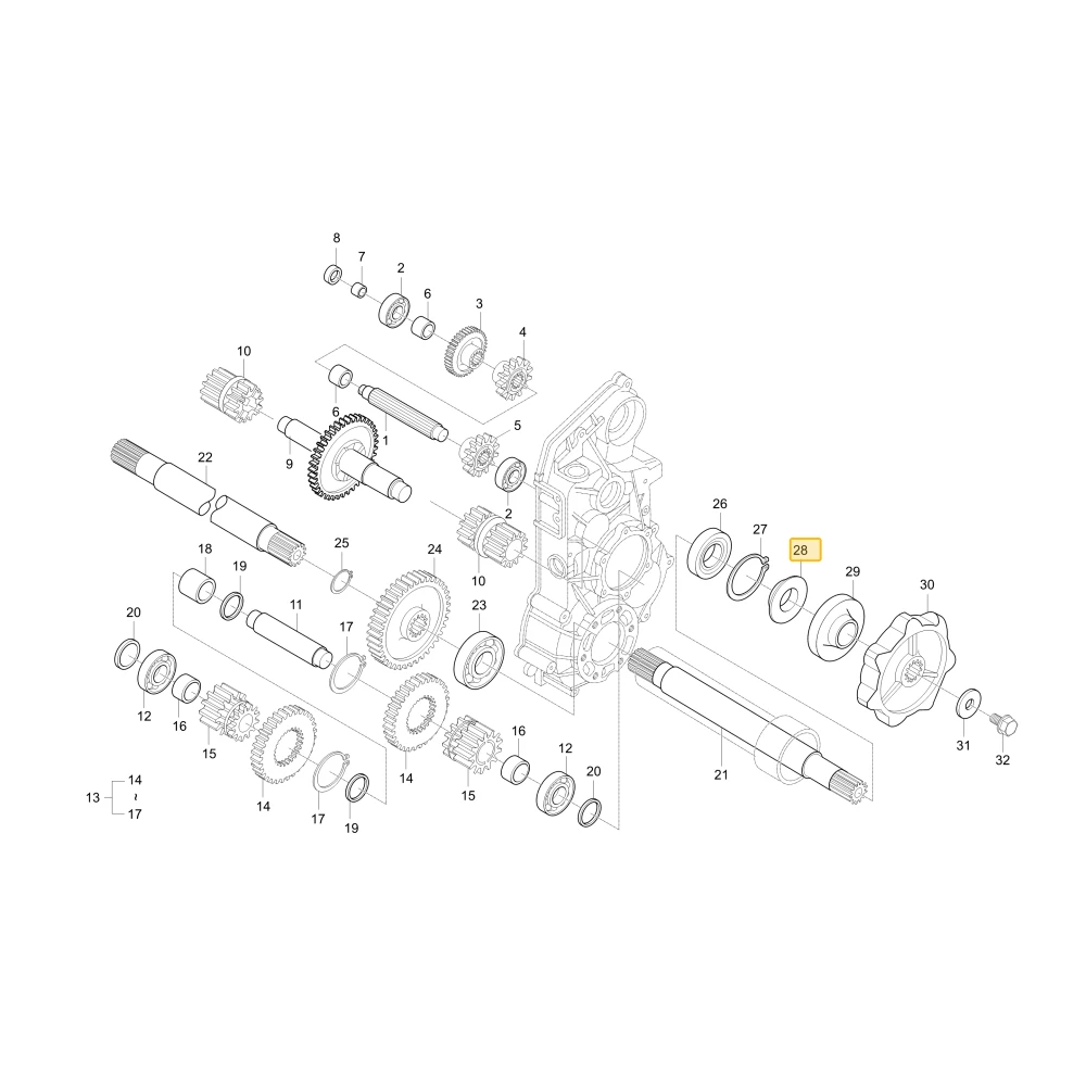 Uszczelniacz oleju KIOTI C7910-17151