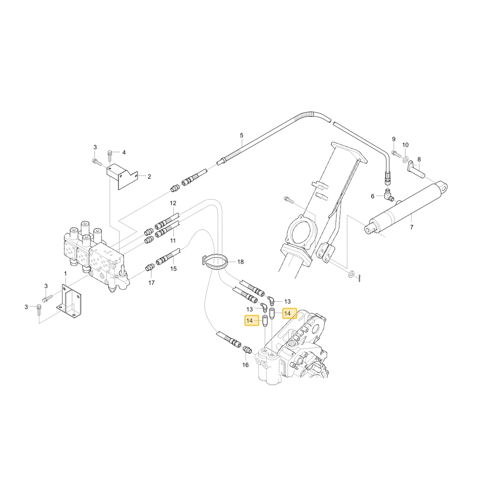ORIFICE, INLINE KIOTI C7910-27111