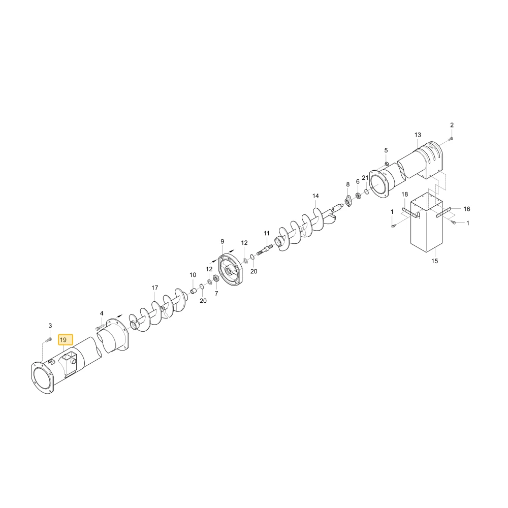 Korpus odciążnika 2 KIOTI C9170-31511