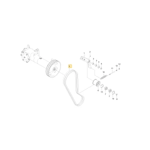 Pasek młócący 2 C70 KIOTI CF13-0035A