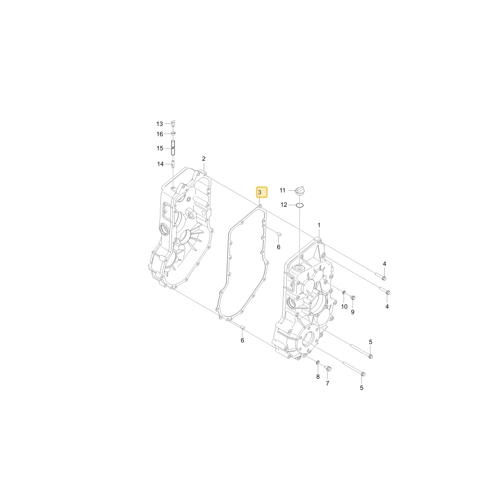 Obudowa uszczelnienia Tm KIOTI CF1A-0058A