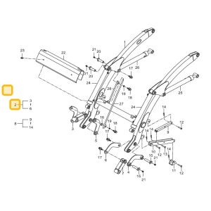 Zestaw łącznika KIOTI CK06-0100-P