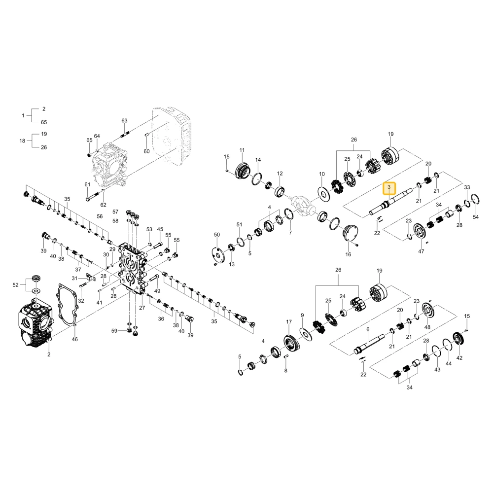 Wał KIOTI H008-200-A