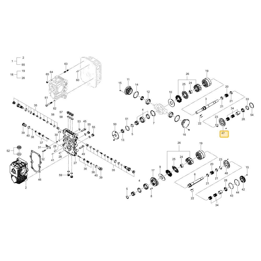 Płyta zaworu KIOTI H008-210-A