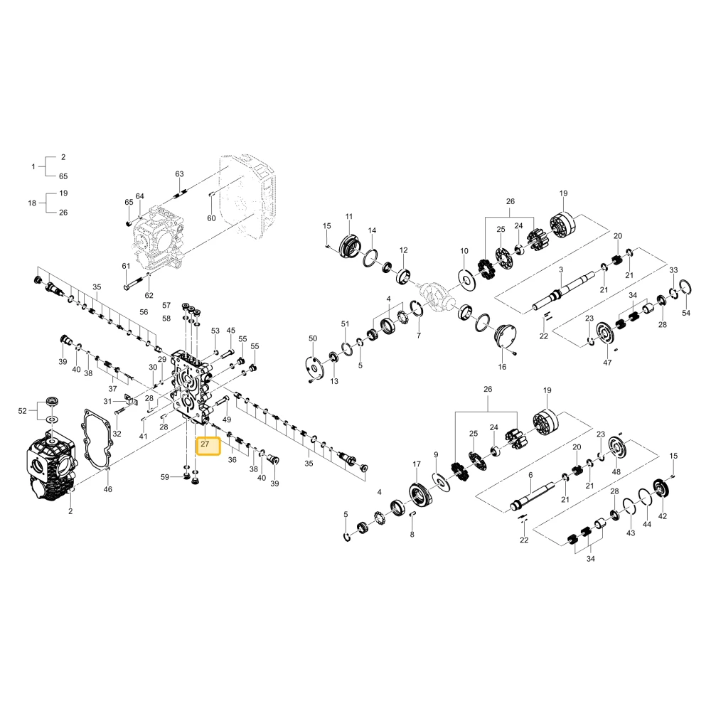 Blok zaworu KIOTI H008-502-C