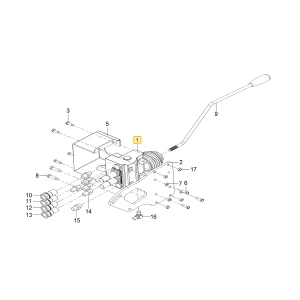 Zawór joysticka KIOTI L2505-06102