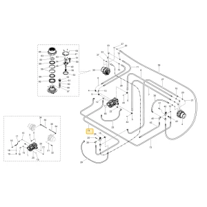 Wąż zmiany biegów hydraulicznej HST P KIOTI LF13-0340B