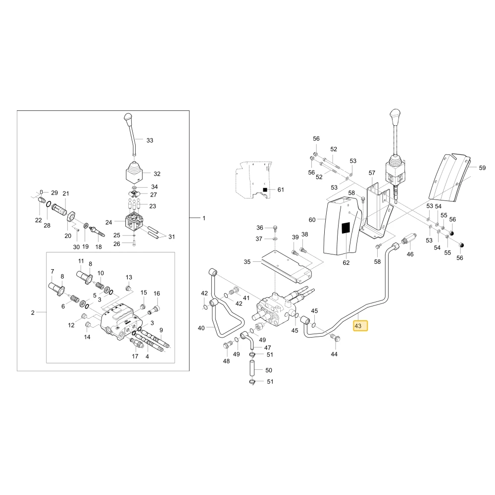 Rurka hydrauliczna P2 KIOTI T2350-37091BB