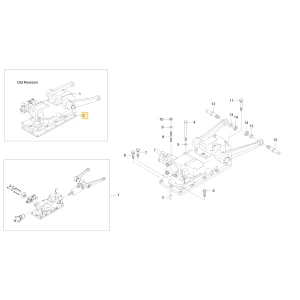 Uszczelnienie cylindra hydraulicznego KIOTI T2350-37121
