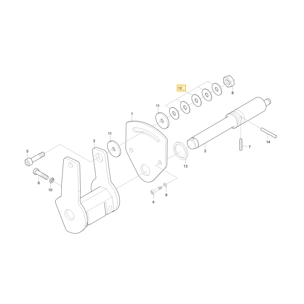 Sprężyna Dish KIOTI T2350-39201