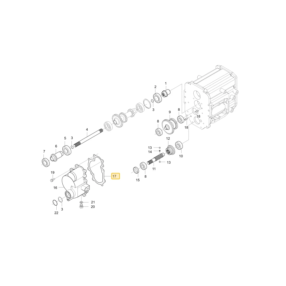 Obudowa uszczelnienia 4WD KIOTI T2350-44122