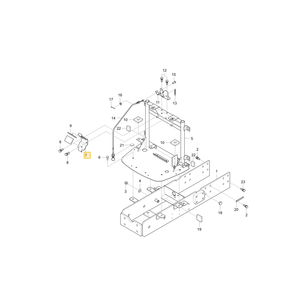 Podpora Aircleaner KIOTI T2350-50311BB