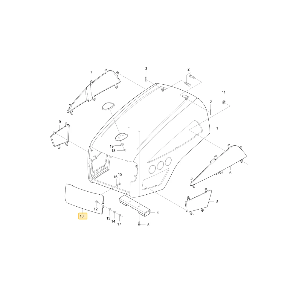 Siatka 5 KIOTI T2350-50793BB