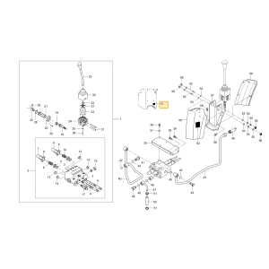 Naklejka joysticka KIOTI T2350-54131