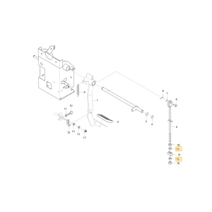 Drążek sprzęgła dystansu KIOTI T2350-55541