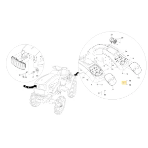 Tylna prawa lampa kombinacji KIOTI T2350-69624