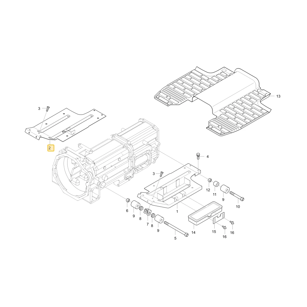 Prawy stopień KIOTI T2350-70124OE