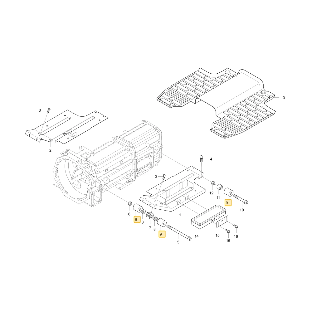 Poduszka stopnia KIOTI T2350-70181