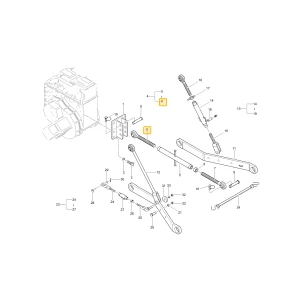 Złącze górnego lewego łącznika KIOTI T2350-71231