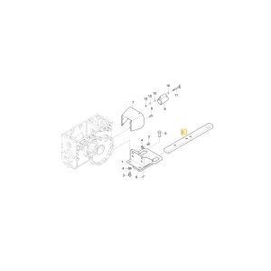 Belka zaczepowa 1 KIOTI T2350-78291BB