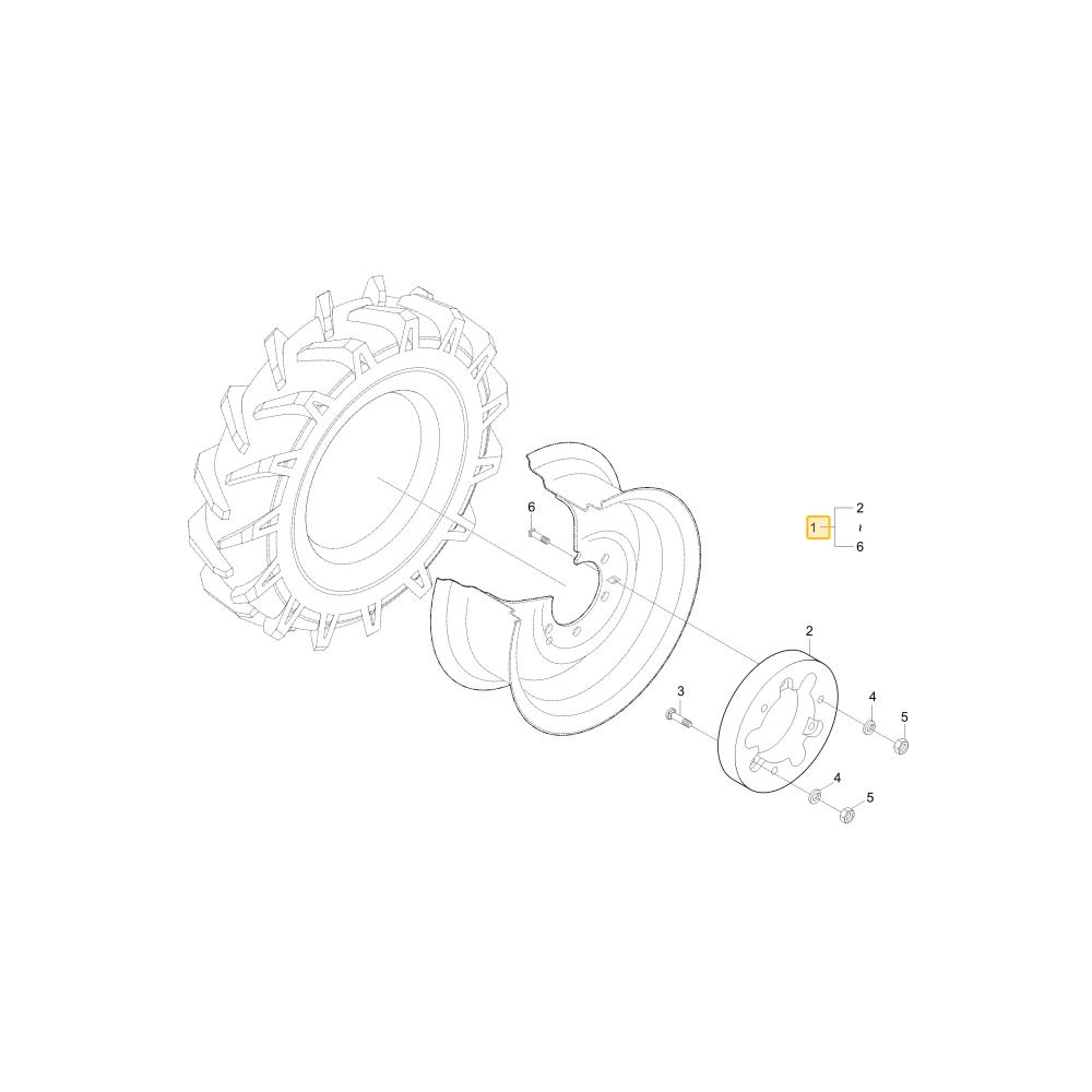 Rear weight KIOTI T2350-B11000321
