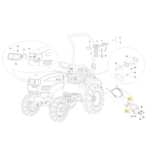 Płyta metki odblasku KIOTI T2351-95132