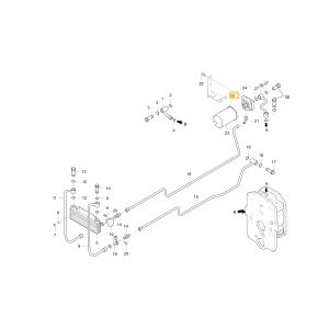 Filtr hydrauliczny KIOTI T2360-38122
