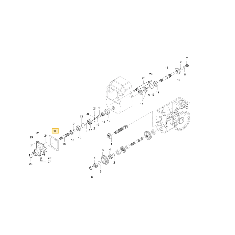 Obudowa uszczelnienia 4WD KIOTI T2360-44121