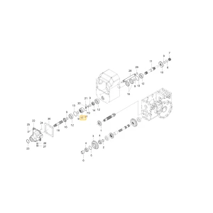 Mechanizm zmiany biegów napędowy 4WD KIOTI T2360-44231