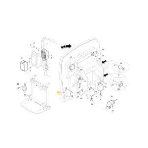 Zespół czujnika Flasher Detection KIOTI T2380-31052