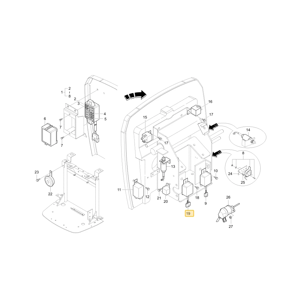 Sterownik Preheating KIOTI T2380-69052
